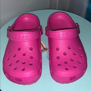 Hot Pink Crocs